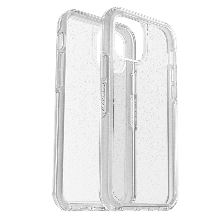 OtterBox Symmetry Case for Apple iPhone 12 / 12 Pro Clear, Silver