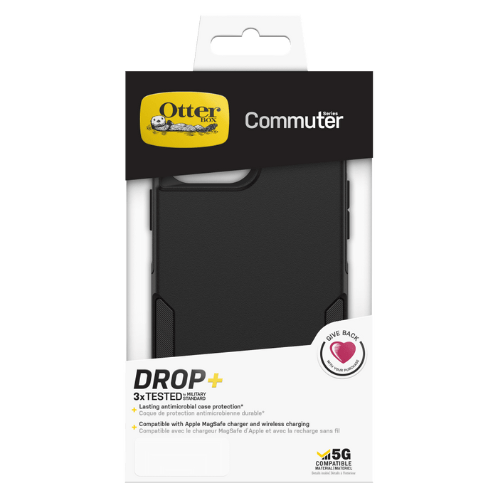 OtterBox Commuter Antimicrobial Case for Apple iPhone 13 Pro Max / 12 Pro Max Black