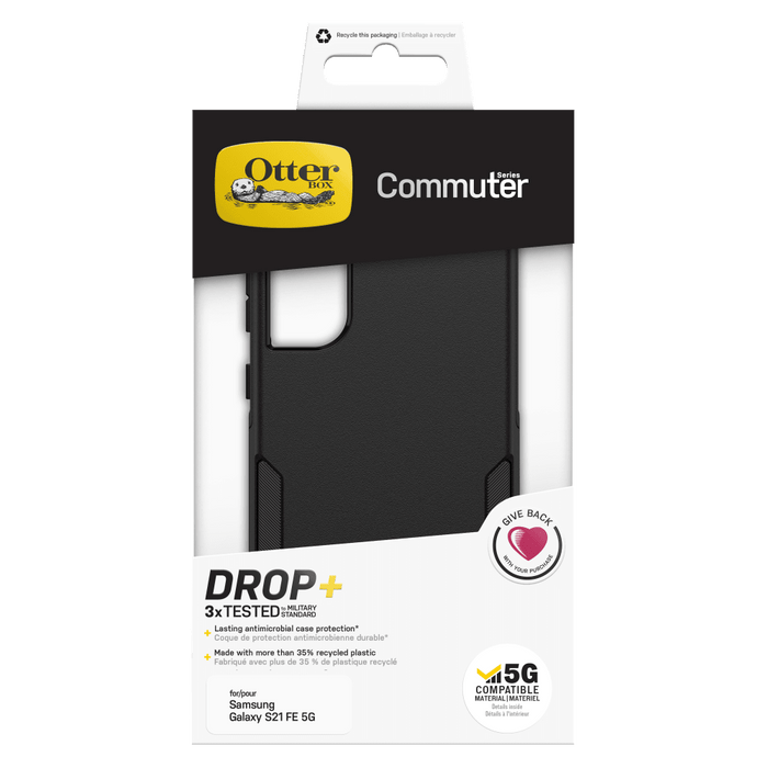 OtterBox Commuter Case for Samsung Galaxy S21 FE 5G Black