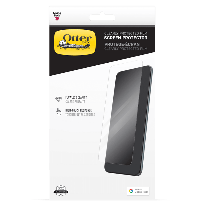 OtterBox Clearly Protected Film Screen Protector for Google Pixel 6 Pro Clear