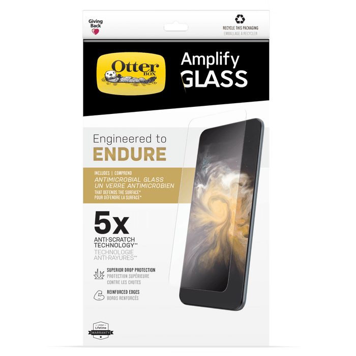 Amplify Antimicrobial Glass Screen Protector for Apple iPhone 13 Pro Max