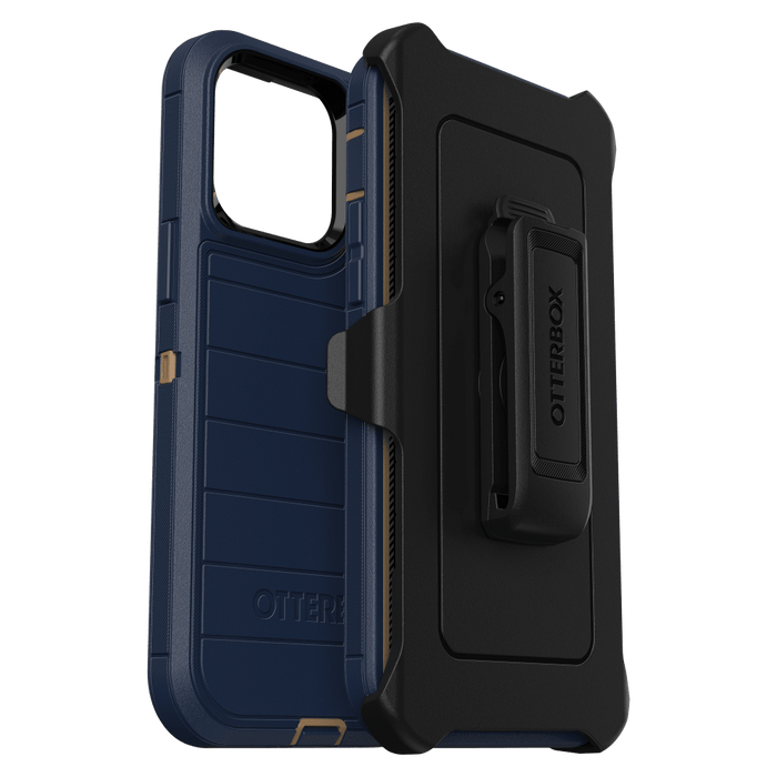OtterBox Defender Pro Case for Apple iPhone 14 Pro Max  Blue Suede Shoes