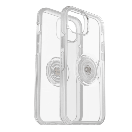 Otterbox  Otter + Pop Symmetry Clear Case with PopGrip for Apple iPhone 14 Plus Clear Pop