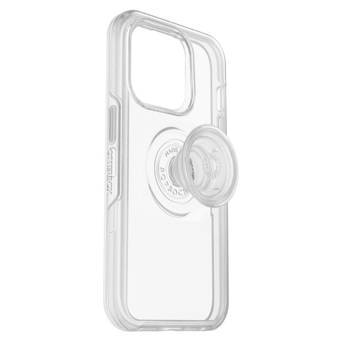 Otterbox Otter + Pop Symmetry Clear Case with PopGrip for Apple iPhone 14 Pro Clear Pop