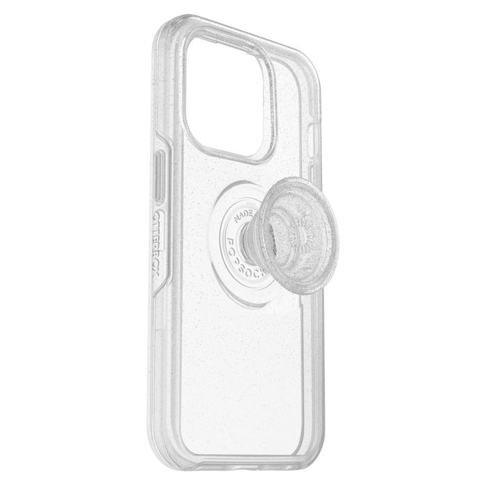 Otterbox Otter + Pop Symmetry Clear Case with PopGrip for Apple iPhone 14 Pro Stardust Pop