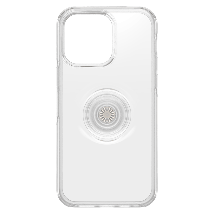 Otterbox Otter + Pop Symmetry Clear Case with PopGrip for Apple iPhone 14 Pro Max Clear Pop