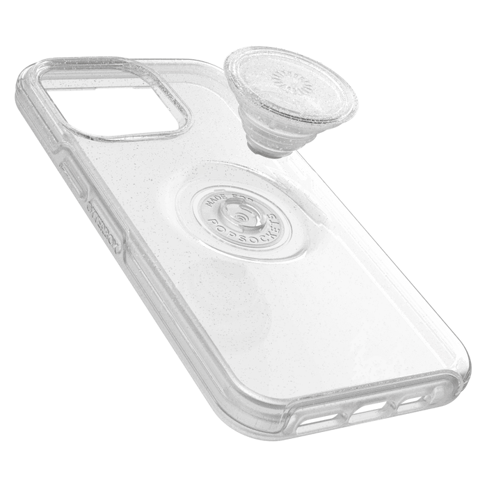 Otterbox Otter + Pop Symmetry Clear Case with PopGrip for Apple iPhone 14 Pro Max Stardust Pop