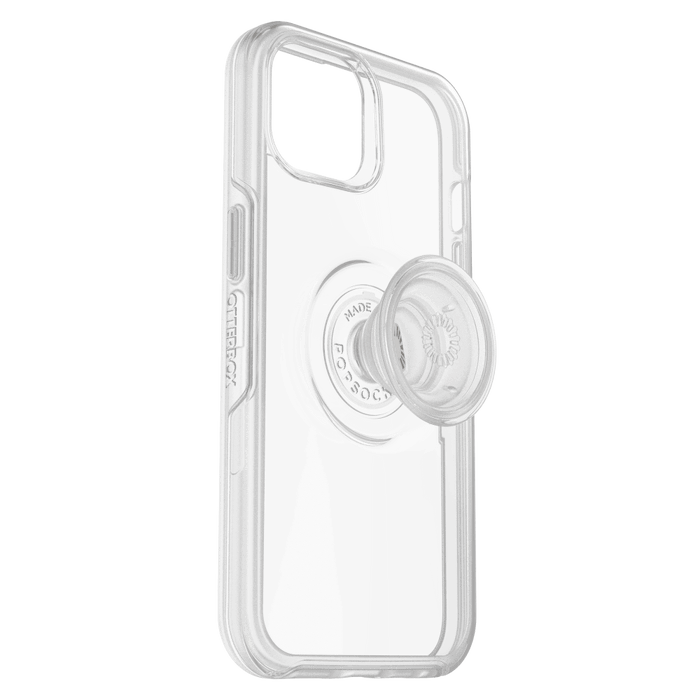 Otter + Pop Symmetry Clear Case with PopGrip for Apple iPhone 14 / iPhone 13