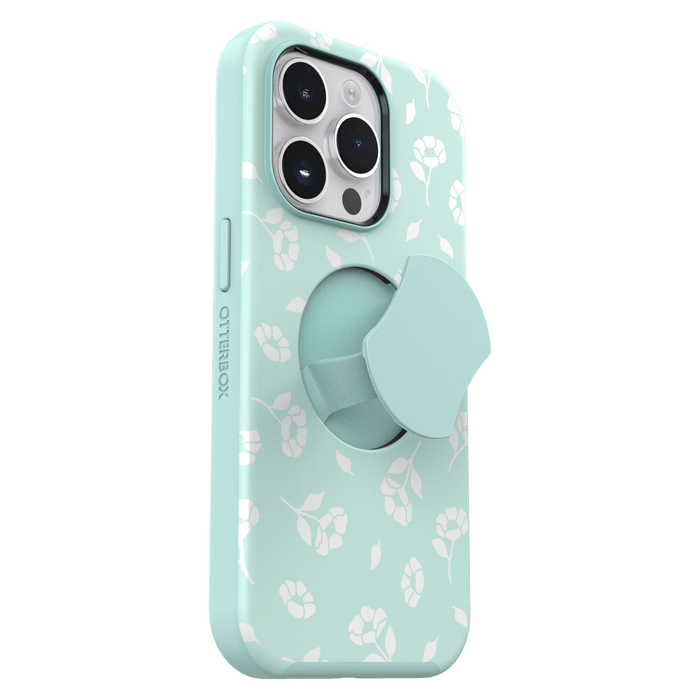 OtterBox OtterGrip Symmetry Grip Case for Apple iPhone 14 Pro Poppies By The Sea