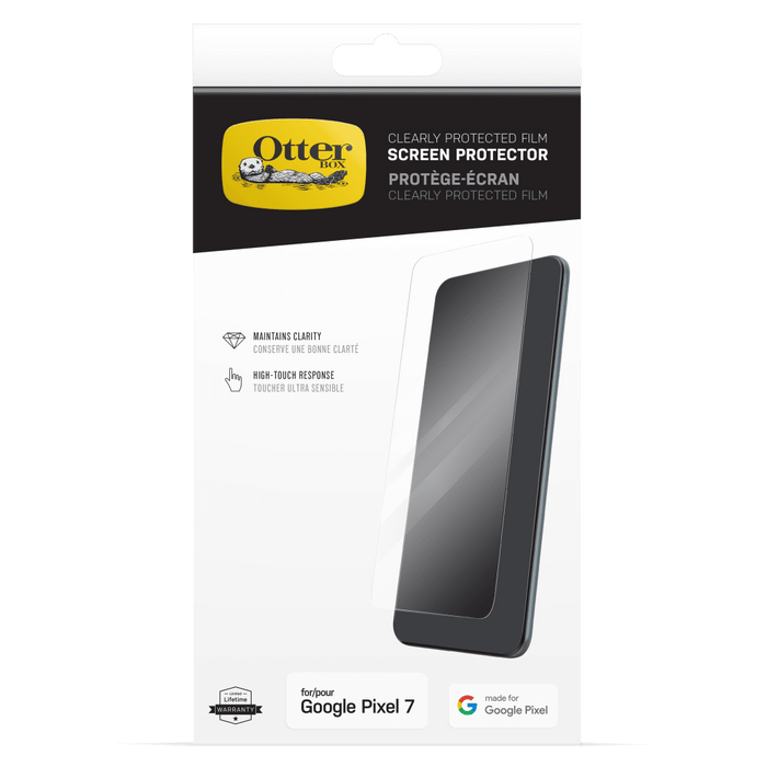 OtterBox Clearly Protected Film Screen Protector for Google Pixel 7 Clear