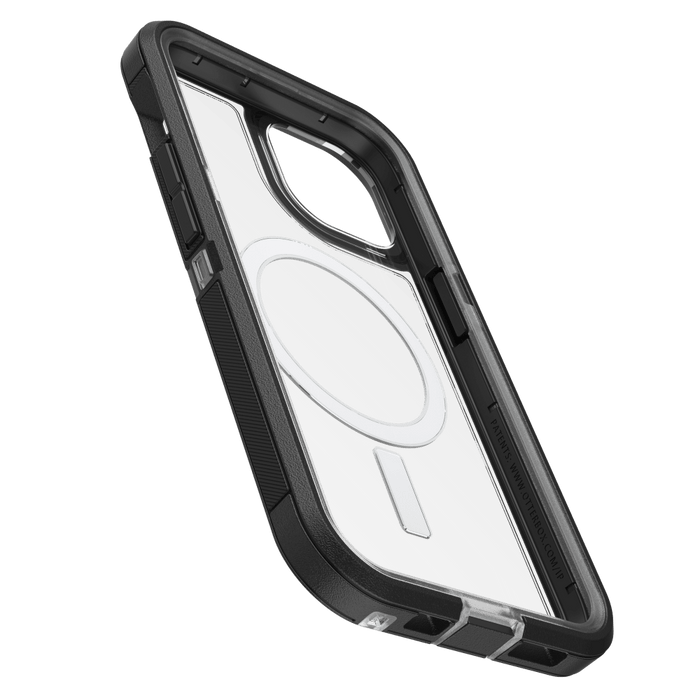 OtterBox Defender Pro XT Clear MagSafe Case for Apple iPhone 14 / iPhone 13 Black Crystal