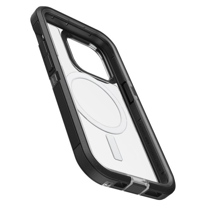 OtterBox Defender Pro XT Clear MagSafe Case for Apple iPhone 14 Pro Black Crystal