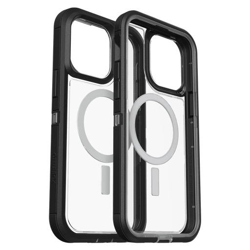OtterBox Defender Pro XT Clear MagSafe Case for Apple iPhone 14 Pro Max Black Crystal