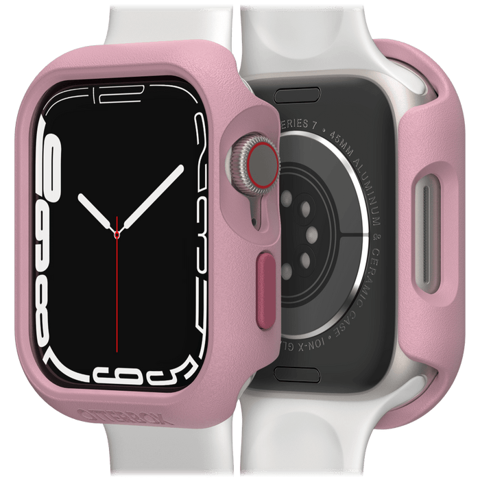 OtterBox Bumper Antimicrobial Case for Apple Watch 45mm Mauve Morganite