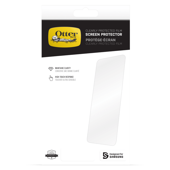 OtterBox Clearly Protected Film Screen Protector for Samsung Galaxy S23 Ultra Clear