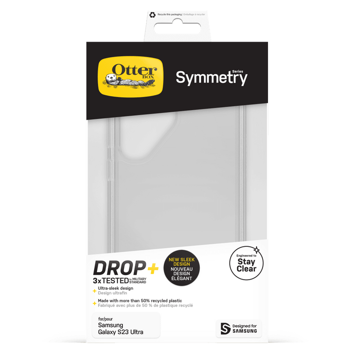 OtterBox Symmetry Clear Case for Samsung Galaxy S23 Ultra Clear