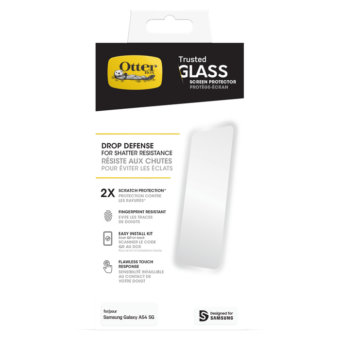 Otterbox Trusted Glass Screen Protector for Samsung Galaxy A54 5G Clear