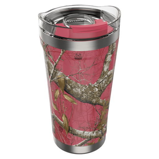 OtterBox Elevation Tumbler with Closed Lid 16oz RealTree Flamingo Pink