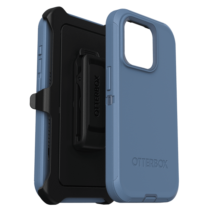 OtterBox Defender Case for Apple iPhone 15 Pro Baby Blue Jeans