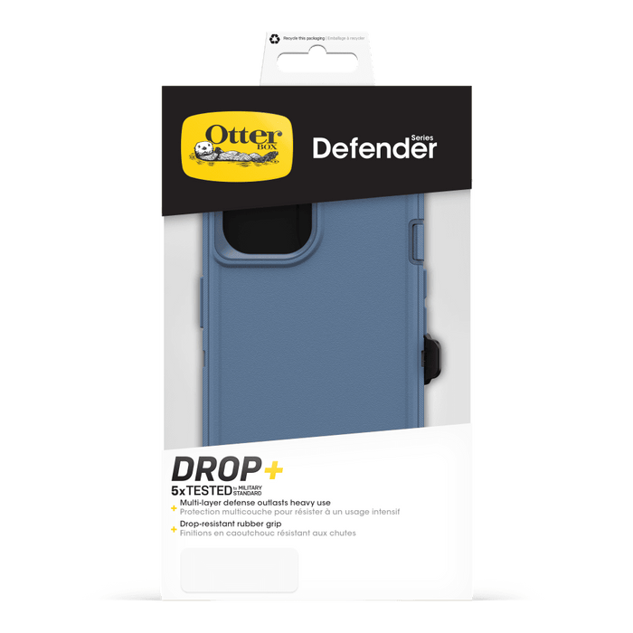 OtterBox Defender Case for Apple iPhone 15 / iPhone 14 / iPhone 13 Baby Blue Jeans