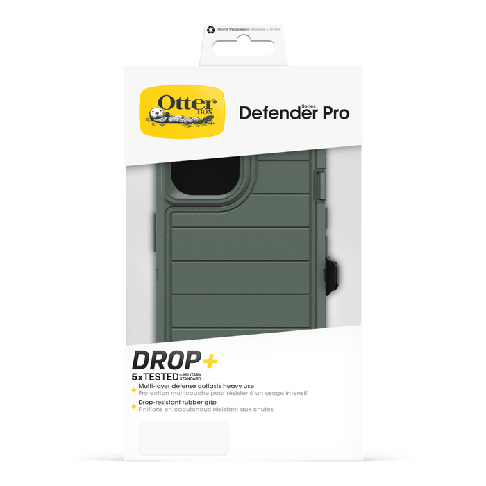 OtterBox Defender Pro Case for Apple iPhone 15  / iPhone 14 / iPhone 13 Forest Ranger