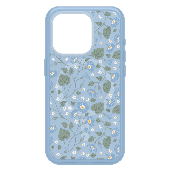 OtterBox Symmetry Plus Clear MagSafe Case for Apple iPhone 15 Pro Dawn Floral