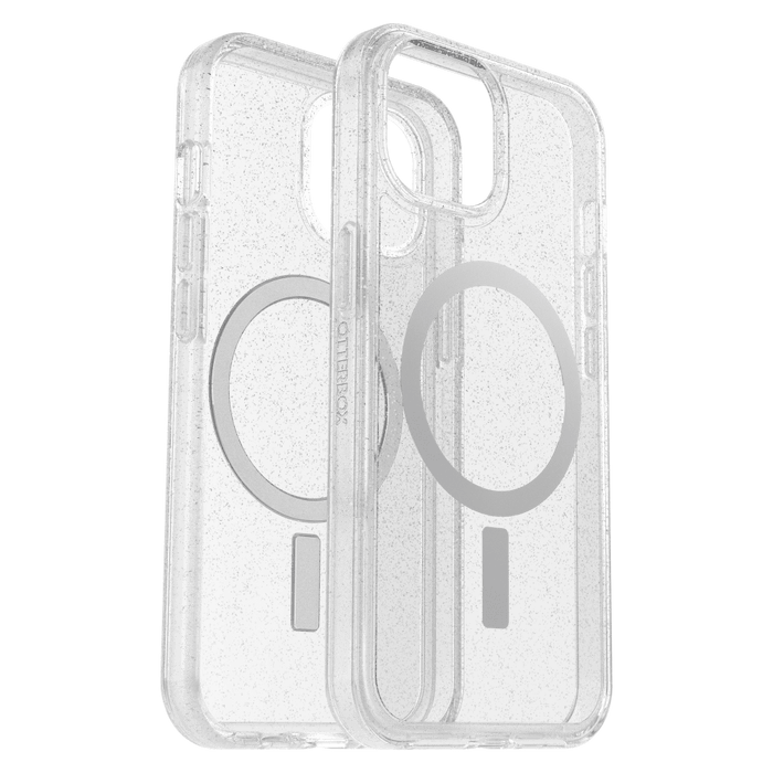 OtterBox Symmetry Plus Clear MagSafe Case for Apple iPhone 15  / iPhone 14 / iPhone 13 Stardust