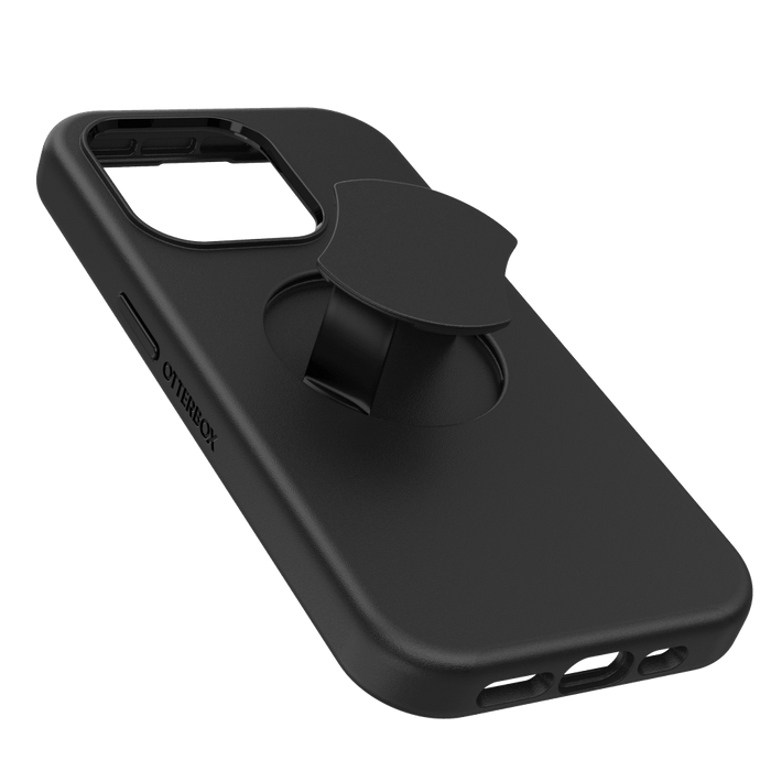 OtterBox OtterGrip Symmetry Case for Apple iPhone 15 Pro  Black
