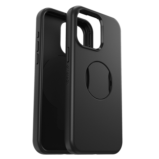 OtterBox OtterGrip Symmetry Case for Apple iPhone 15 Pro Max  Black