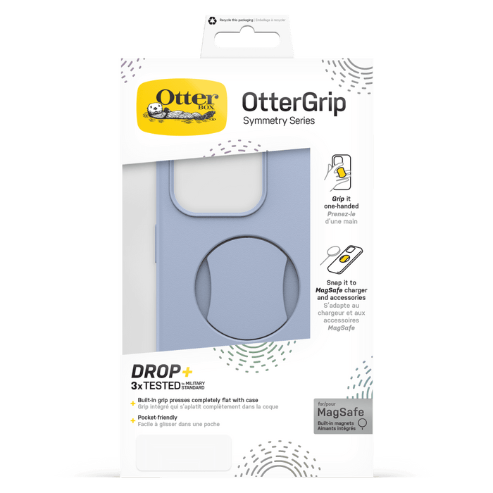 OtterBox OtterGrip Symmetry Case for Apple iPhone 15 Pro Max You Do Blue