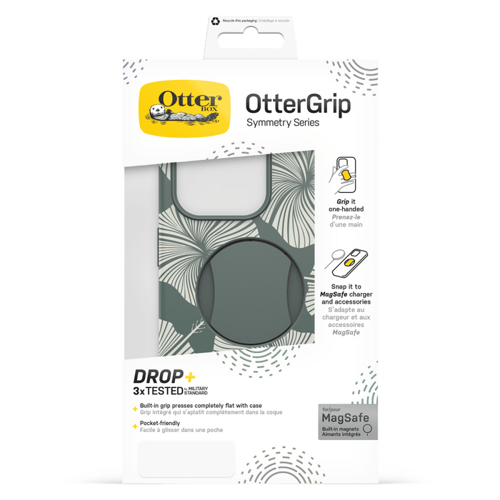 OtterBox OtterGrip Symmetry Graphics Case for Apple iPhone 15 Pro Island Getaway
