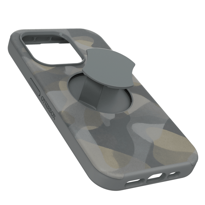 OtterBox OtterGrip Symmetry Graphics Case for Apple iPhone 15 Pro  Iron Camo