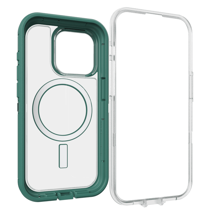 OtterBox Defender Pro XT Clear MagSafe Case for Apple iPhone 15 Pro Velvet Evergreen