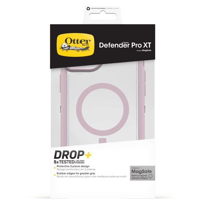 OtterBox Defender Pro XT Clear MagSafe Case for Apple iPhone 15 Plus / iPhone 14 Plus Mountain Frost