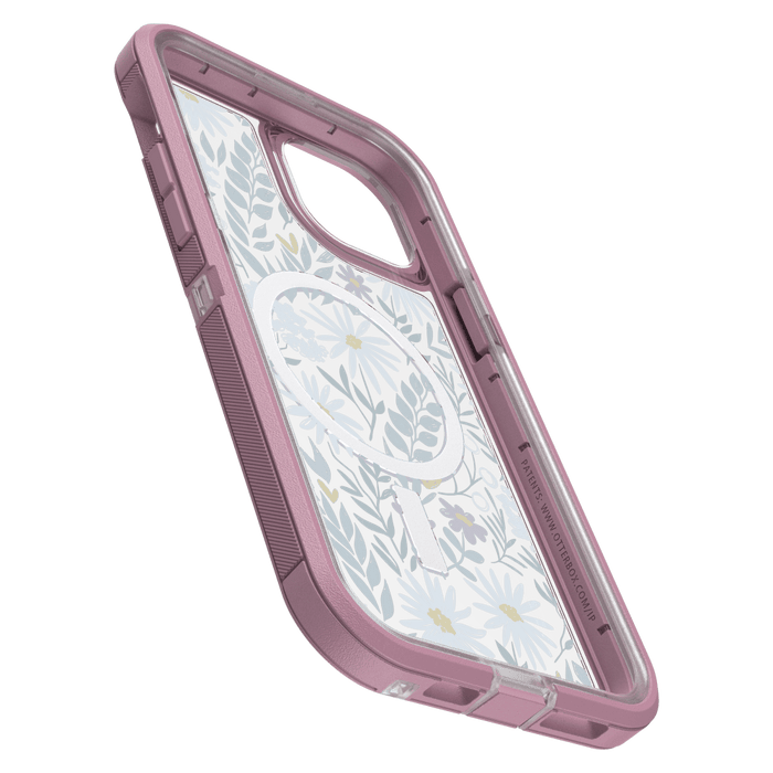 OtterBox Defender Pro XT Clear MagSafe Case for Apple iPhone 15 Plus  / iPhone 14 Plus Orchid Advice