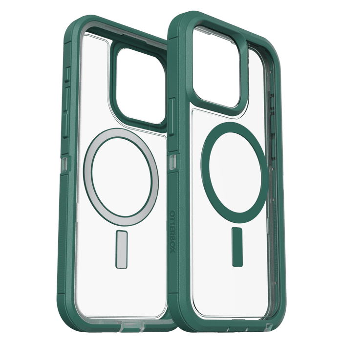 OtterBox Defender Pro XT Clear MagSafe Case for Apple iPhone 15 Pro Max Velvet Evergreen