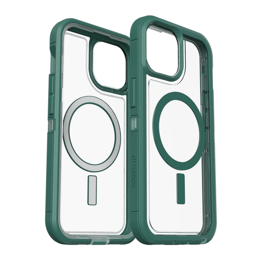 OtterBox Defender Pro XT Clear MagSafe Case for Apple iPhone 15  / iPhone 14 / iPhone 13 Velvet Evergreen