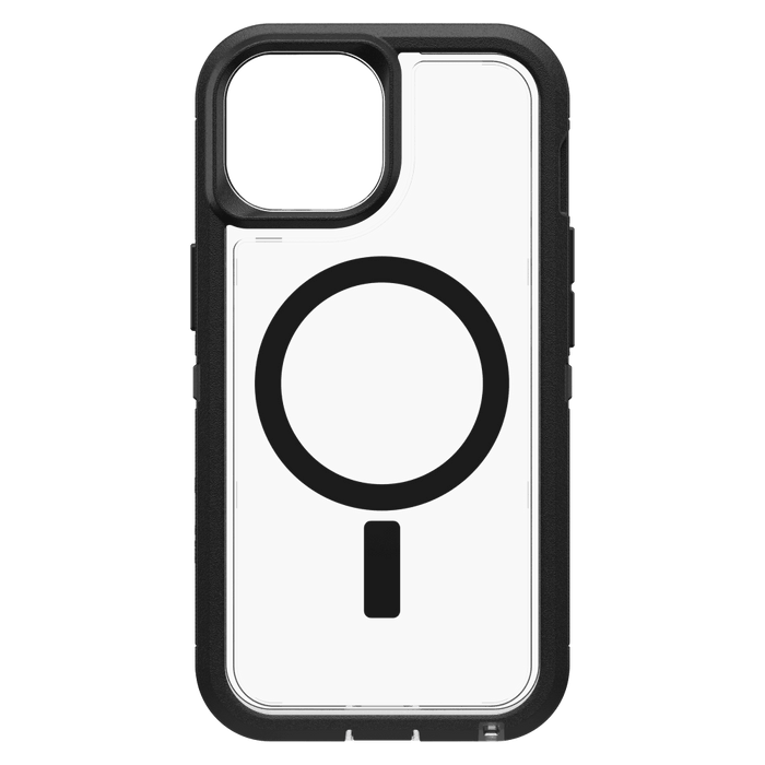 OtterBox Defender Pro XT Clear MagSafe Case for Apple iPhone 15 / iPhone 14 / iPhone 13 Dark Side
