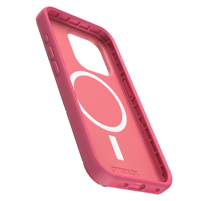 OtterBox Symmetry Graphics MagSafe Case for Apple iPhone 15 Pro Flamingo Pink