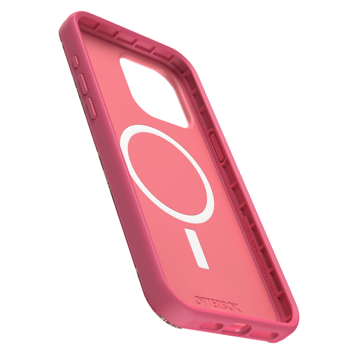 OtterBox Symmetry Graphics MagSafe Case for Apple iPhone 15 Pro Max Flamingo Pink