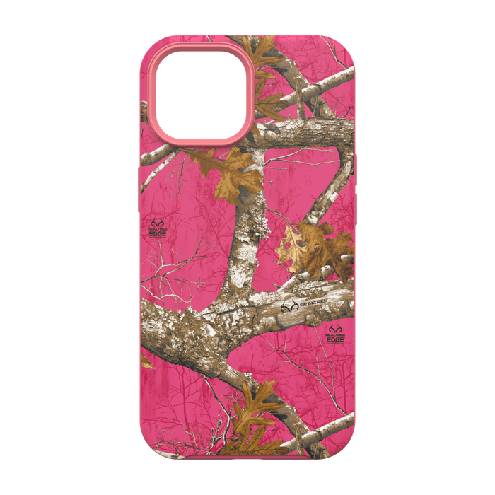 OtterBox Symmetry Graphics MagSafe Case for Apple iPhone 15 / iPhone 14 / iPhone 13 Flamingo Pink