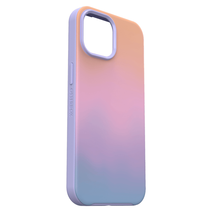 OtterBox Symmetry Graphics MagSafe Case for Apple iPhone 15 / iPhone 14 / iPhone 13 / iPhone 16e Purple