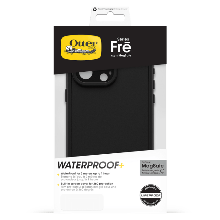 OtterBox FRE MagSafe Case for Apple iPhone 15 Pro Max Black