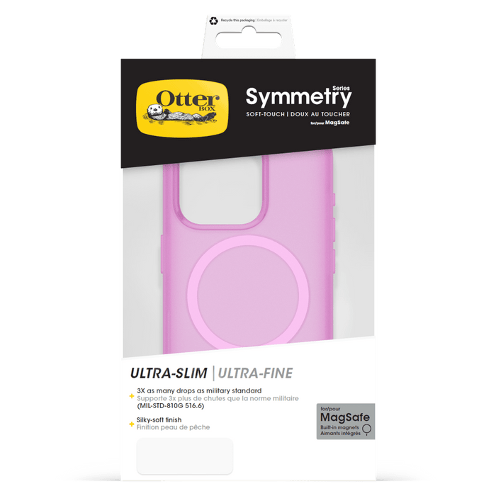OtterBox Symmetry Soft Touch Case for Apple iPhone 15 Pro Beet It