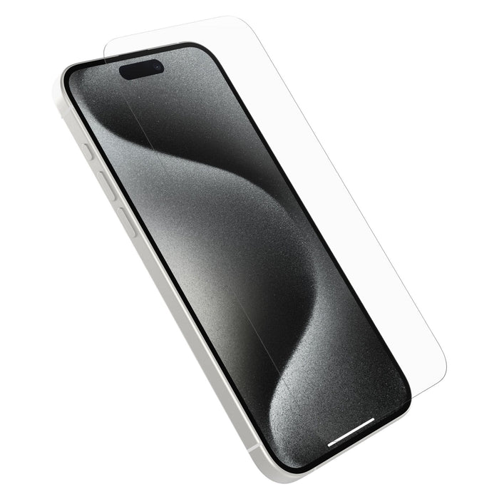 OtterBox Premium Glass Antimicrobial Screen Protector for Apple iPhone 15 Pro Max