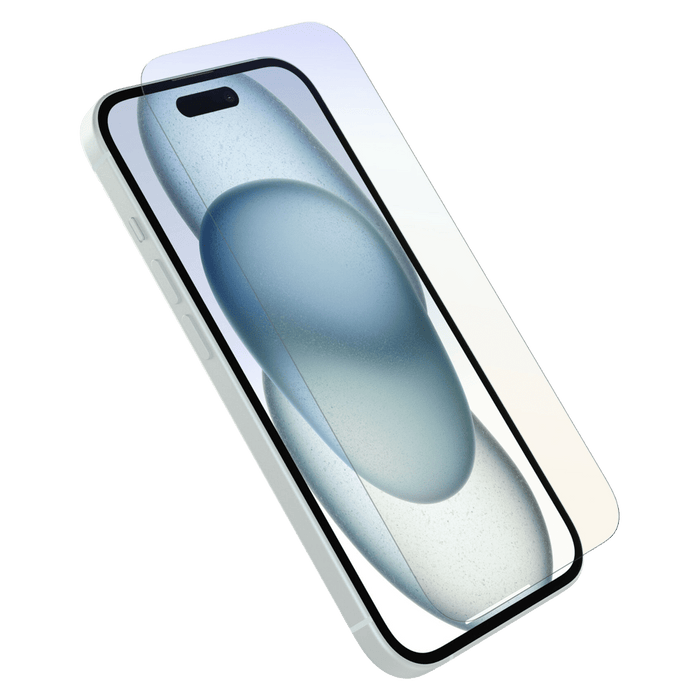 OtterBox Premium Pro Glass Antimicrobial Blue Light Screen Protector for Apple iPhone 15