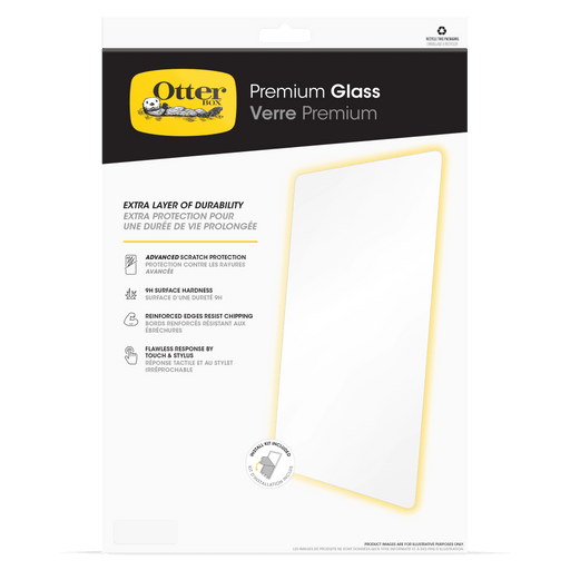 Otterbox Premium Glass Antimicrobial Screen Protector for Apple iPad Pro 13 Clear