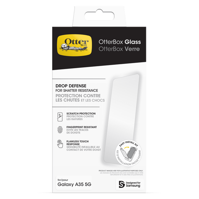 Otterbox Glass Screen Protector for Samsung Galaxy A35 5G Clear