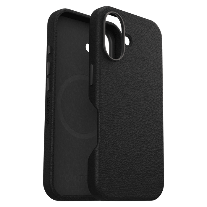 OtterBox Symmetry Cactus Leather MagSafe Case for Apple IP16 (Hichew) Black