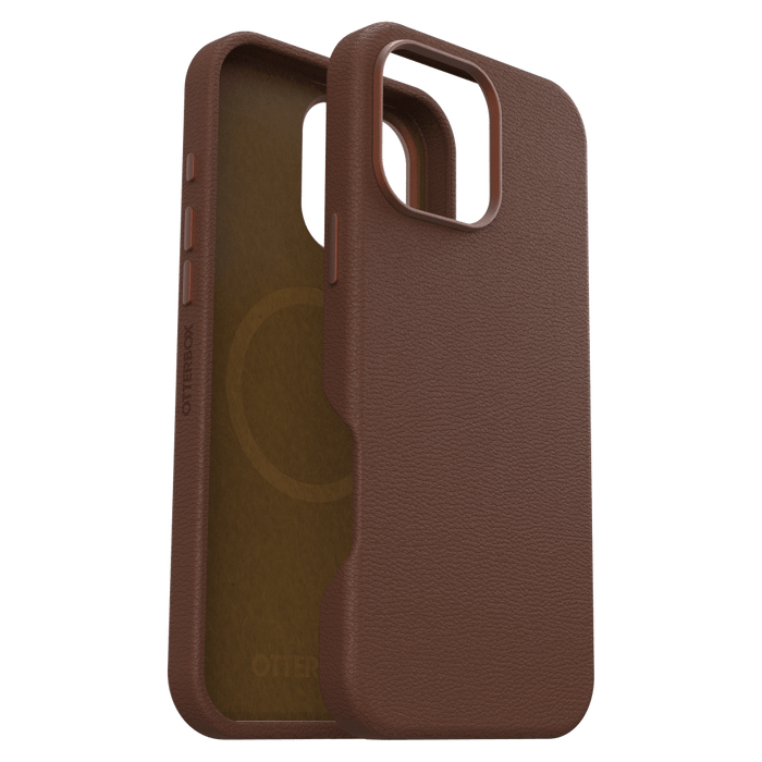 Otterbox Symmetry Cactus Leather MagSafe Case for Apple IP16PROMAX (Twizzlers) Brown